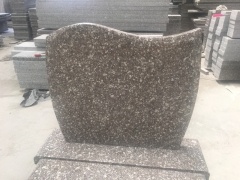 Red G648 Granite Western Style Tomb Stone