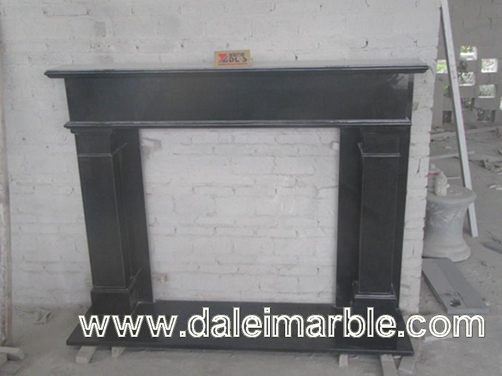 Black Granite Fireplace Mantle