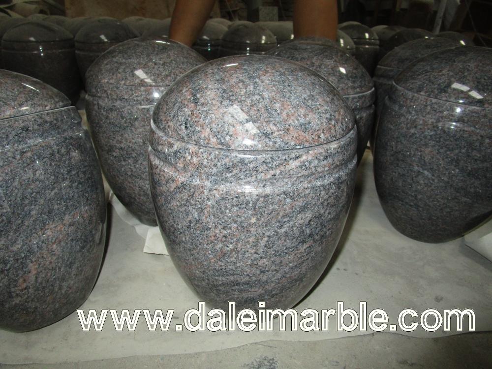 Himalayan Blue Granite Urns