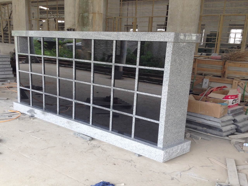 Shanxi Black and G603 Granite Columbarium Niche