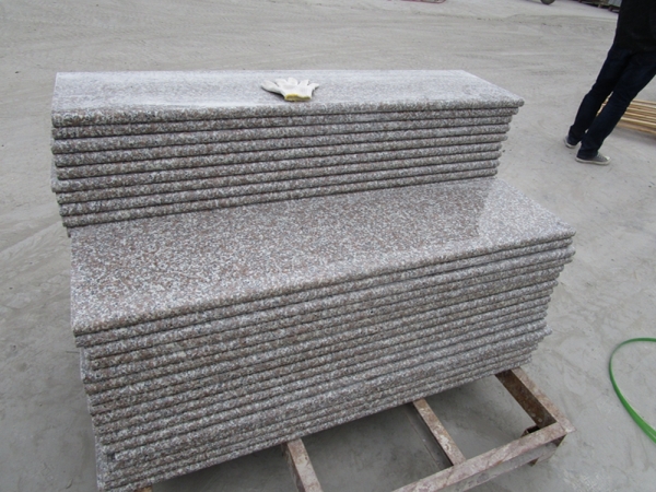 G635 Granite Slab Front Building Steps Treads