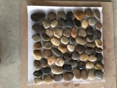 Mixed Color Pebbles Stones Garden Landscaping