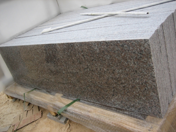 G635 Granite Slab Front Building Steps Treads