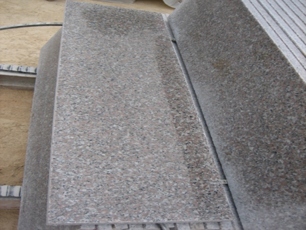 G635 Granite Slab Front Building Steps Treads