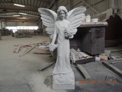 Stone Carving Cemetry Granite Statues