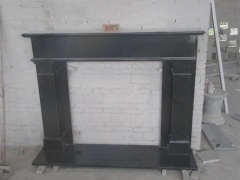 Black Granite Fireplace Mantle