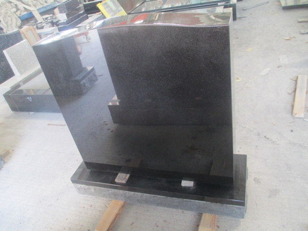 American India Black Granite Headstone For Graves