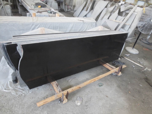 Mongolia Black Basalt 20mm Building Half Slab