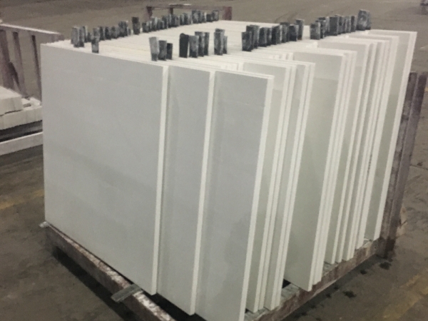 Myanmar White Polished Pure Artificial Tile
