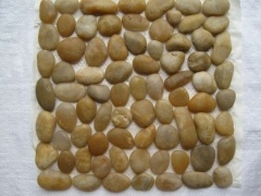 Yellow Pebbles Decorative Landscaping Stone