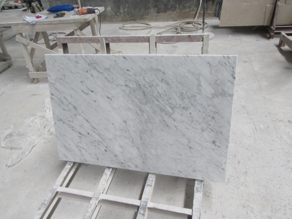 Modern White Bianco Carrara Marble Countertops