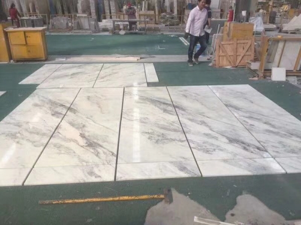 New Volakas White Marble Polished Flooring Slab