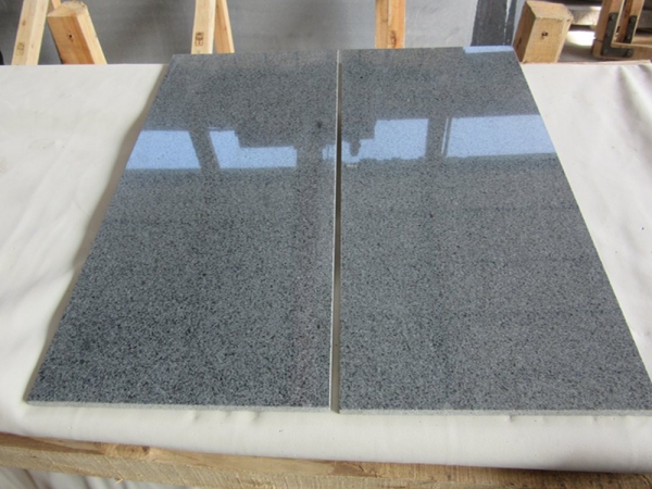 Polished G654 Granite Wall Cladding Calibrated Tiles