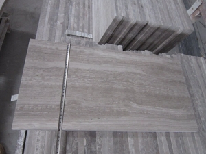 Serpeggiante White Wood Grain Marble Wall Tile