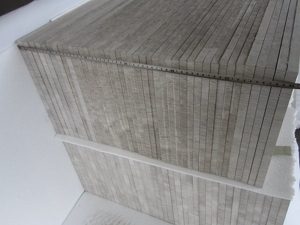 Serpeggiante White Wood Grain Marble Wall Tile