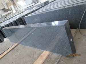 G654 Sesame Black Granite Slab Stairs Step Treads