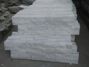 White Quartzite Natural Culture Stone Walling