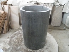 G654 Grey Granite Columns