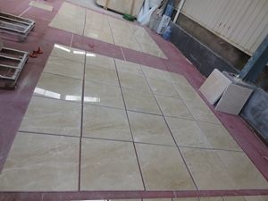 Natural Crema Marfil Polished Marble Wall Tile