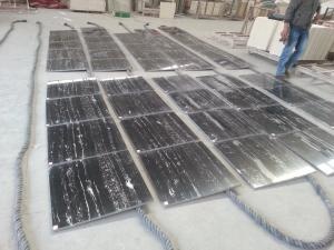 Silver White Black Marble Polished Tile