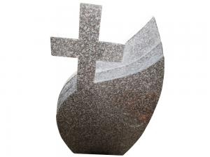 Romania Style G664 Granite Cross Headstones For Graves