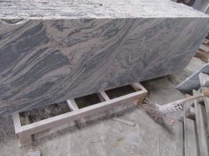 China Juparana White Wave Granite Kitchen Countertop Slabs