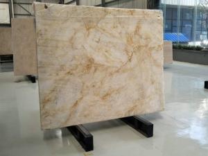 Chinese Gold Honey Onyx Bookmatched Slab For Wall Cover