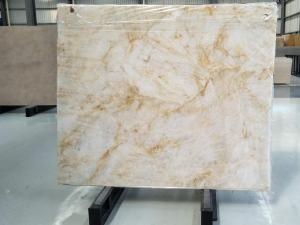 Chinese Gold Honey Onyx Bookmatched Slab For Wall Cover