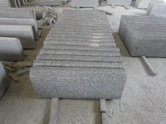 G602 White Grey Granite Road Kerb For Driveways