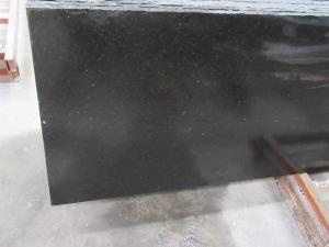 Black Galaxy Granite Slab With Gold Specks