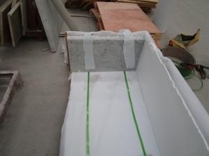 Bianco Carrara White Marble Polished Flooring Tile