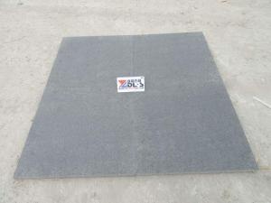 Flamed Brushed Jet Black Granite Floor Step Tiles