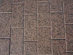 Tianshan Red Granite Garden Cube Cobble Stone