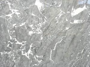 Galaxy Silver Gray Marble With White Veining Slab