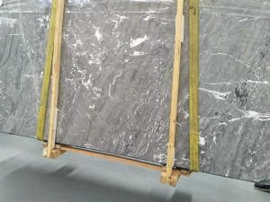 Galaxy Silver Gray Marble With White Veining Slab