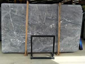 Galaxy Silver Gray Marble With White Veining Slab