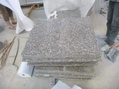 Pink Granite Grave Marker Book Gravestone