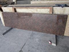 Polishing Tan Brown Granite 2cm Slab Kitchen Countertops