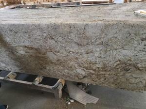 Laminate Full Bullnose Edge African Gold Granite Countertop