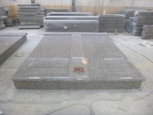 G664 Misty Brown Granite Factory Price Slovakia Tombstone