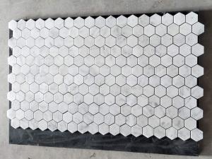 Bianco Carrara Polished Hexagon Marble Mosaic Tile