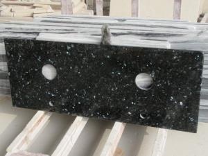 Polishing  Emerald Green Pearl Cutting Granite Countertops