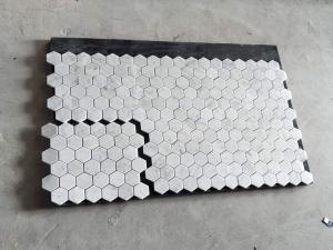 Bianco Carrara Polished Hexagon Marble Mosaic Tile