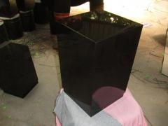 Indian Black Granite Grave Urns Memorial Tombstone