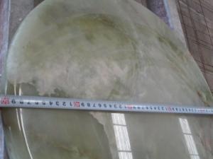 Green Onyx Marble Kitchen Countertop Stone Round Tops