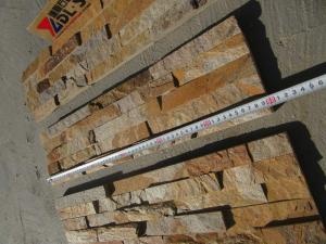 Oyster Split Natural Golden Wood Slate Wall Tiles