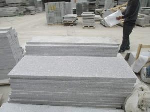 Rushan Grey Granite Pearl Flower Stairs Slab Steps