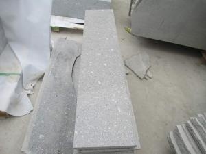 Rushan Grey Granite Pearl Flower Stairs Slab Steps