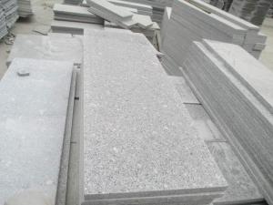 Rushan Grey Granite Pearl Flower Stairs Slab Steps