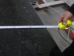 Black Galaxy Dining Room Tabletop Granite Countertop